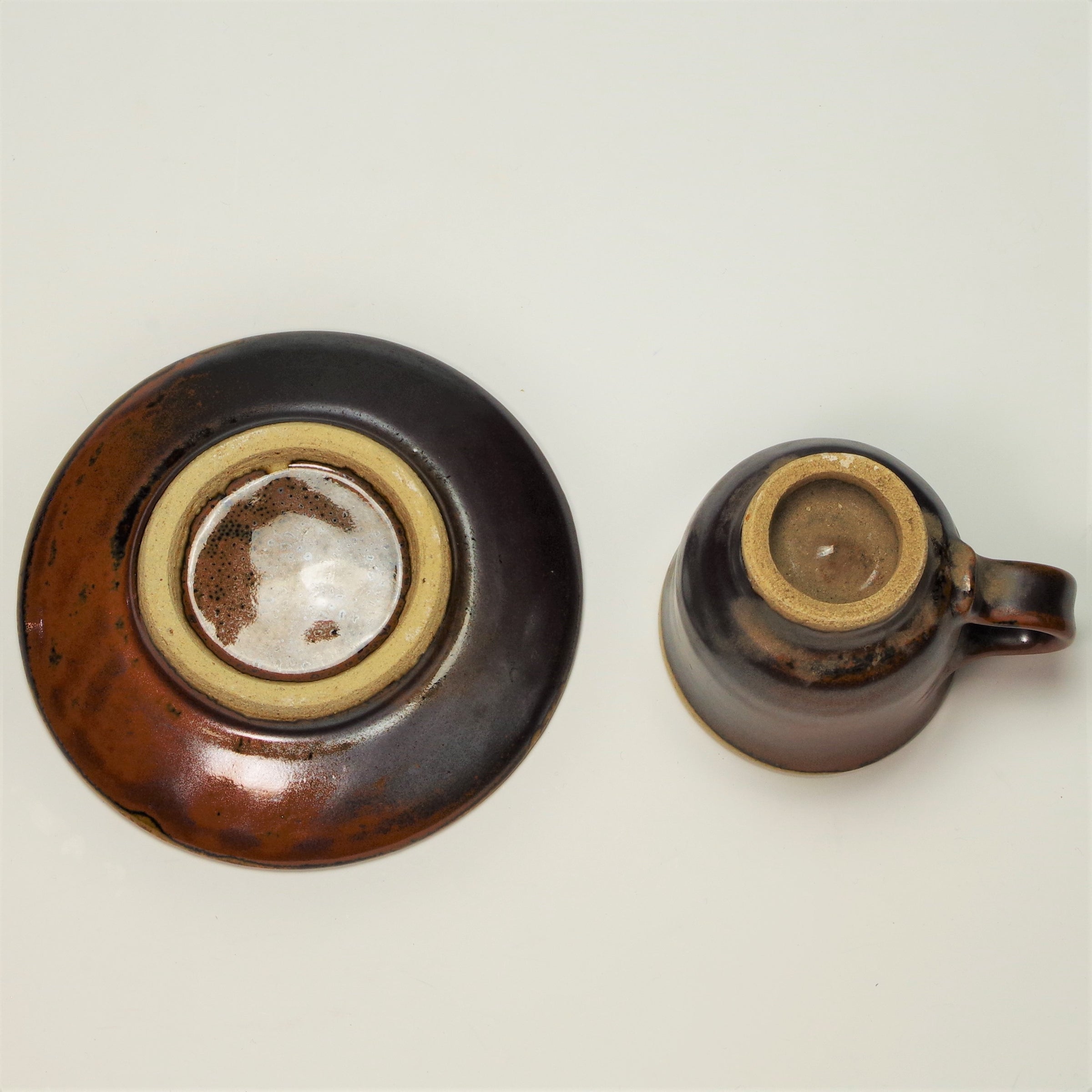 濱田篤哉　草花紋　柿釉　湯呑み 濱田篤哉 草花紋 柿釉 湯呑み 濱田篤哉/Atsuya Hamada | Gallery