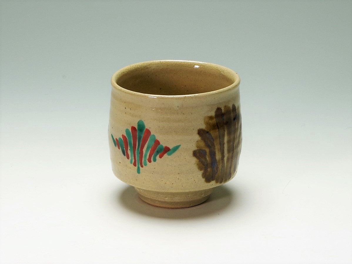 12007 濵田友緒 地釉鉄砂赤絵 水滴 書道具 陶器 未使用品