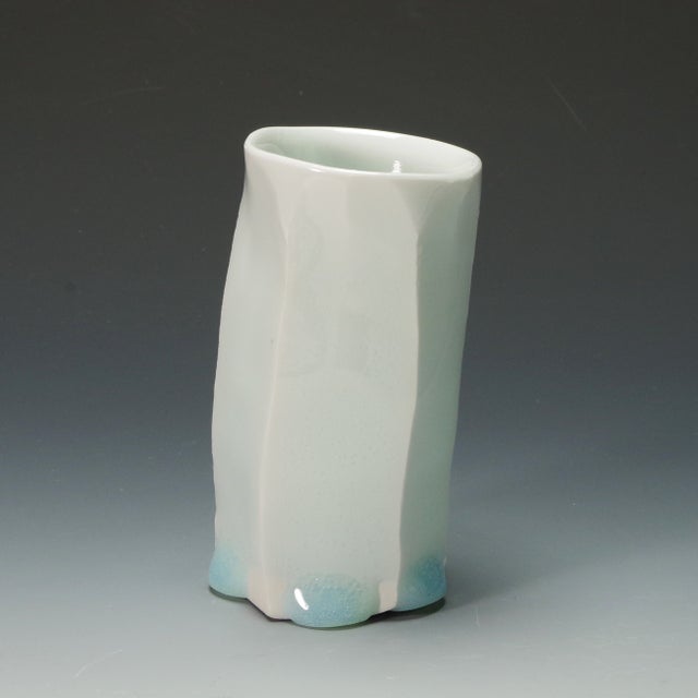 陶芸家 加藤委 青白磁マグカップ - 工芸品 陶芸家 加藤委 青白磁マグカップ - 工芸品