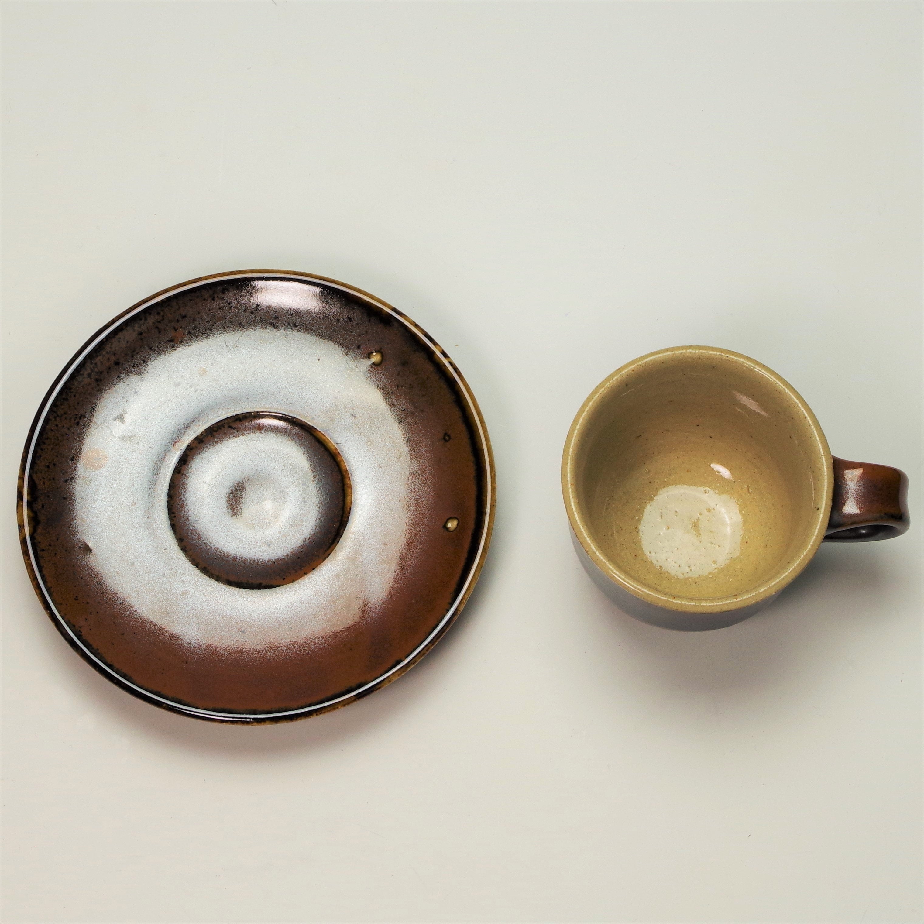 濱田篤哉　草花紋　柿釉　湯呑み 濱田篤哉 草花紋 柿釉 湯呑み 濱田篤哉/Atsuya Hamada | Gallery