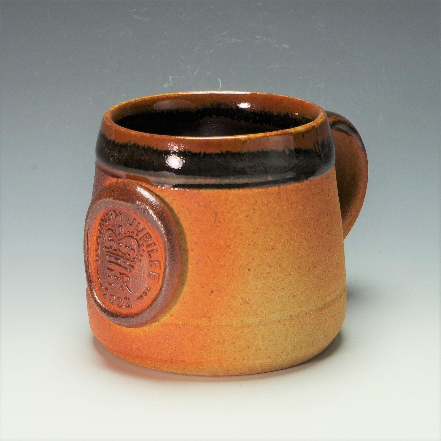 nemadji pottery 不味く マグカップL B チップあり